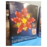 4 Christmas lighted decorations