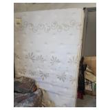 Queen size box spring,  mattress and frame