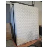Queen size mattress, box spring and frame