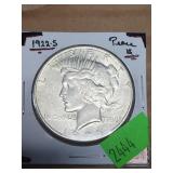 1922-s PEACE DOLLAR