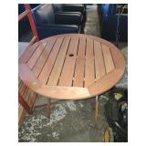 Patio table no umbrella
