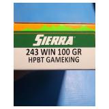 Sierra 20 rounds of 243 Win