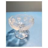 Fostoria glass Avon candy dish