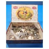 Box of assorted costume jewelry