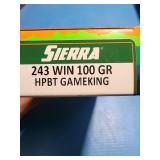 Sierra 20 rounds 243 Win