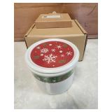 1 pint size crock with lid