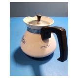 Corning Ware coffee and tea pot with lid