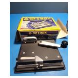 Top-o-matic cigarette machine