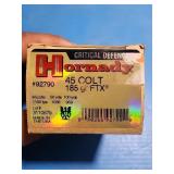 Hornady 20 rounds of  .45 colt