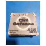 Liberty 20 rounds of  .40 S&W