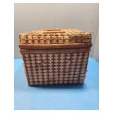 French Wicker picnic basket