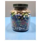 Jar full of marbles