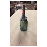 Oil spout and jar