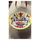 Granite bbq serving bowl