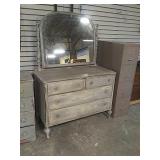 Vintage berky n gay shabby chic   4 drawer dresser