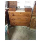 Antique marble dresser