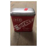 Red rocket coffee shop canister