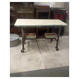 Industrial bench/ kitchen island