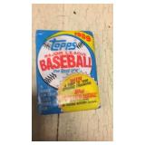 1989 topps package of bubble gum cards