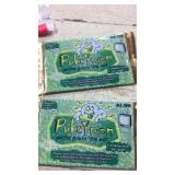 Puke y mon trading cards.  Two packs of five