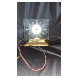 MasterCrafters Clock Lighted Vintage Mid-Century