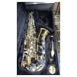 Yamaha case with instrument saxophone