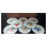 Fruit glass plates Westmore