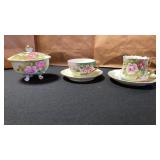 Hand painted glassware