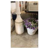 Cement planter large