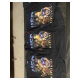 3 UFC WorldWide shirt brand new never worn size