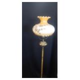 Stand up lamp with glass tops