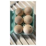 red bourbon turkey eggs half dozen