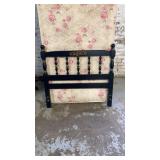 Wood Head Post and back board, twin size mattress