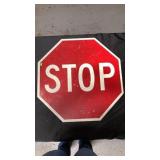 Vintage stop sign