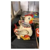 VINTAGE TOY " THE CACKLING HEN " 120 FISHER PRICE