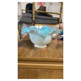Fenton Blue Glass Bowl