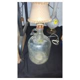 One gallon glass bottle