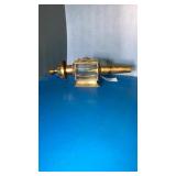 Antique carriage oil lamp