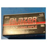 Blazer ammunition 22 long rifle 50 RDS 40 Grains