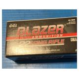 Blazer ammunition 22 long rifle 50 RDS 40 Grains