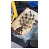 Peacock metal statue