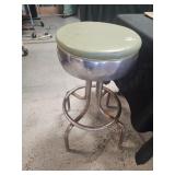 Vintage metal stool chair