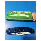 Stainless steel folding pocket knife