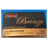 Bronze 223 Remington 20 centerfire rifle