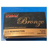 Bronze 223 Remington 20 centerfire rifle