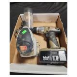 Craftsman drill, battery and sander