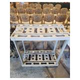 Long handle tool cart