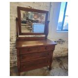 Vintage dresser with mirror ??