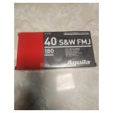 50 rounds of Aguila s&w FMJ