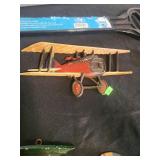 Cast aluminum wall hanging plane